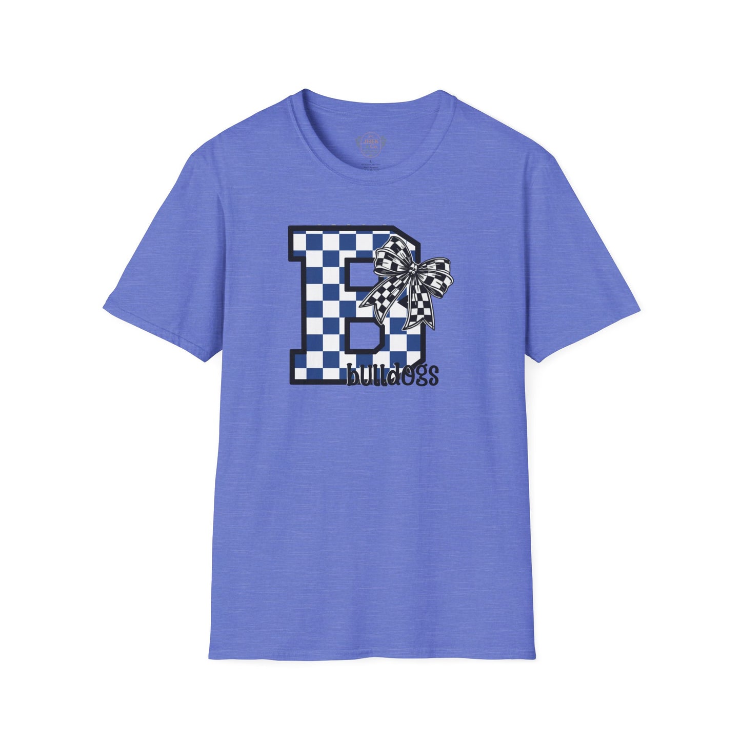 Checkerboard Letter B "Bulldogs" Graphic Tee
