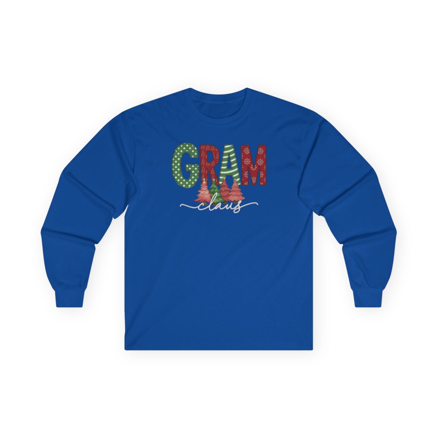 Gram Christmas Long Sleeve Tee — Festive 'GRAM' Holiday Shirt for Grandparents