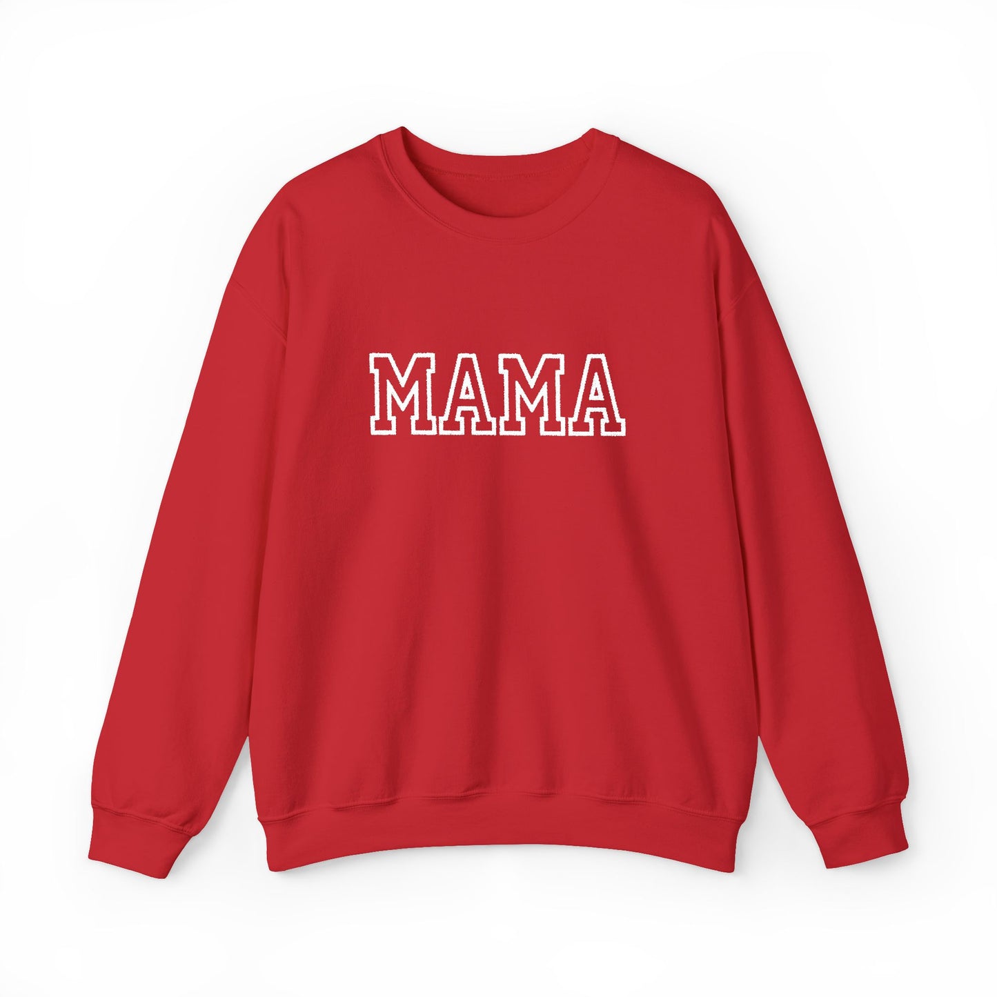 MAMA Embroidered Crewneck Sweatshirt | Gildan 18000