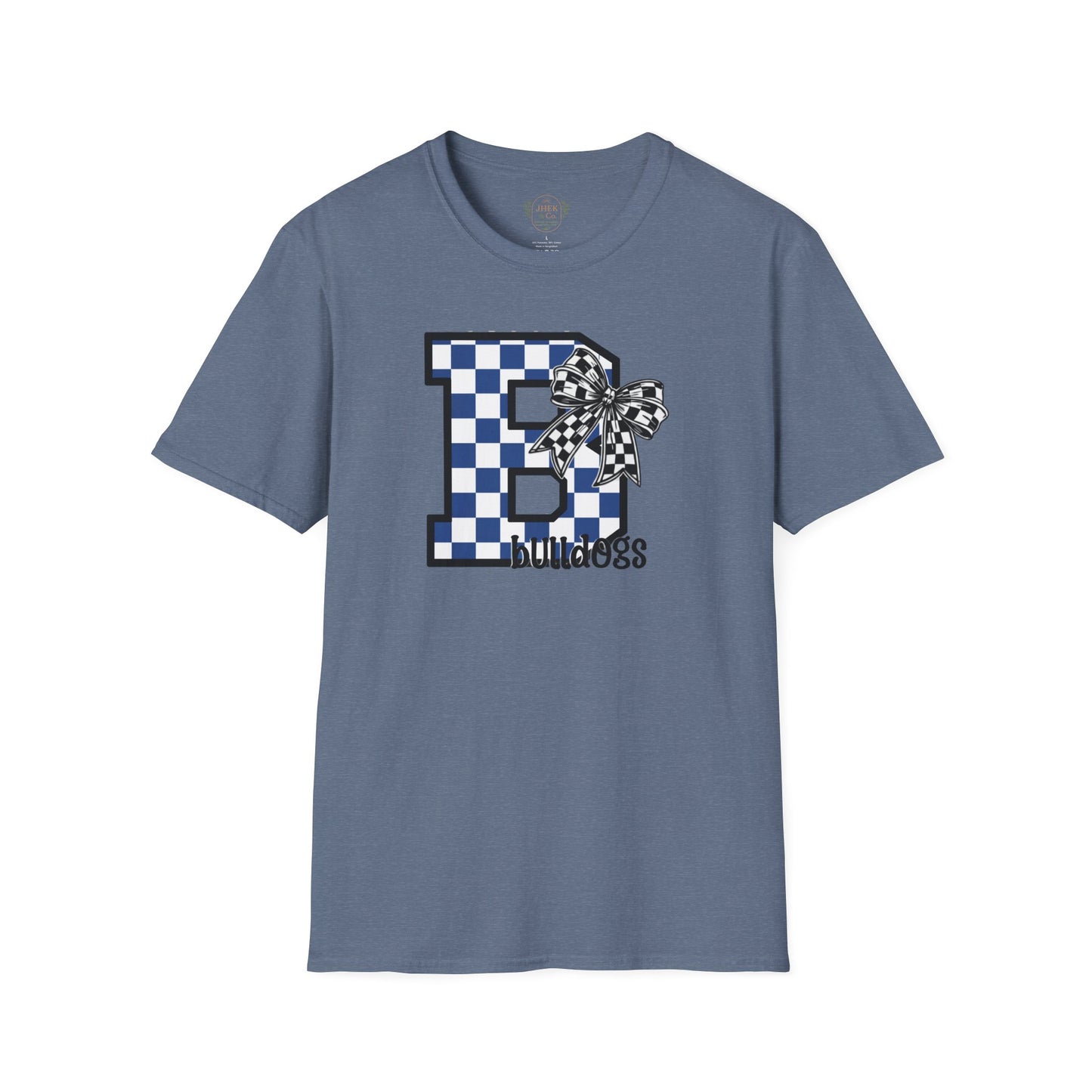 Checkerboard Letter B "Bulldogs" Graphic Tee