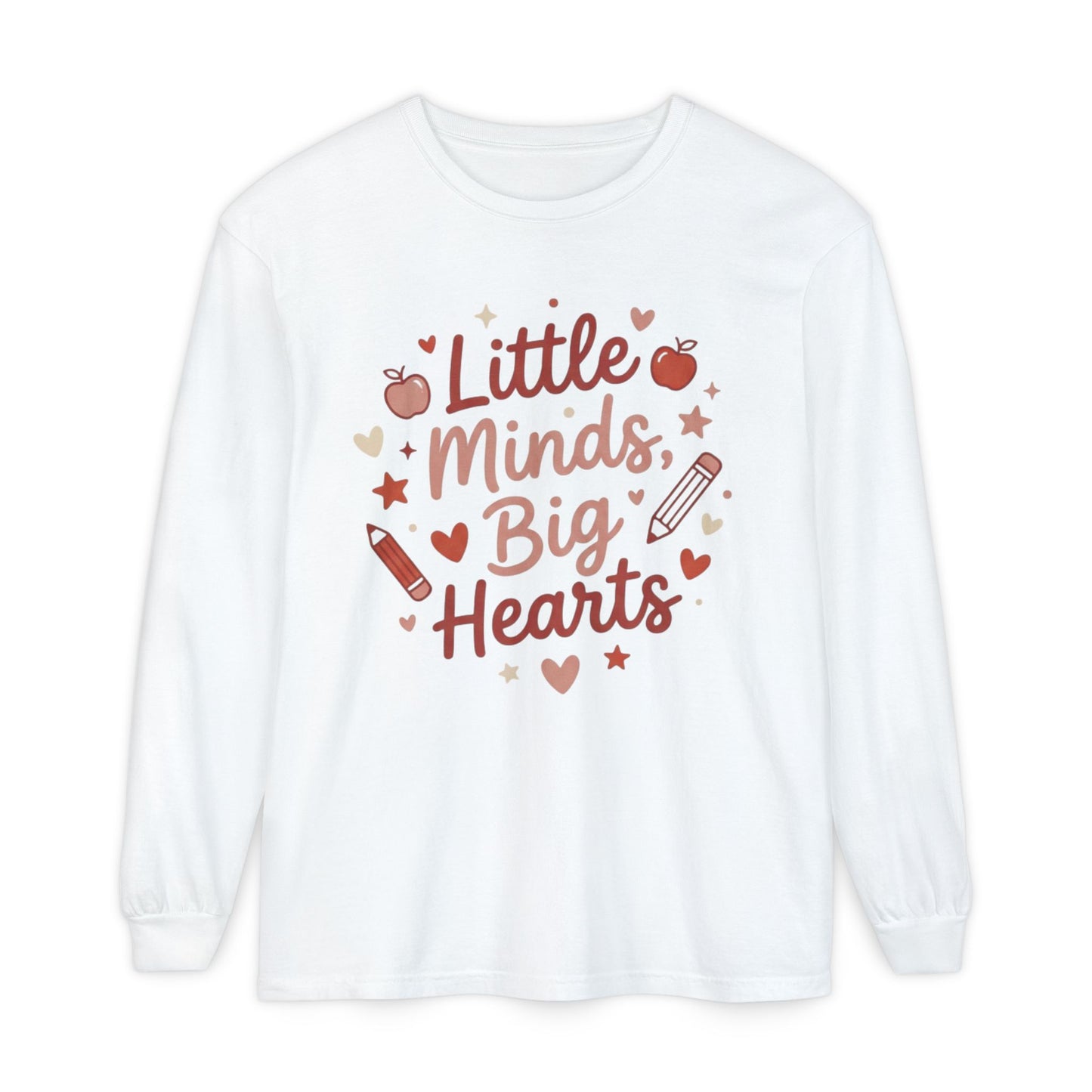 Little Minds, Big Hearts Long Sleeve Tee