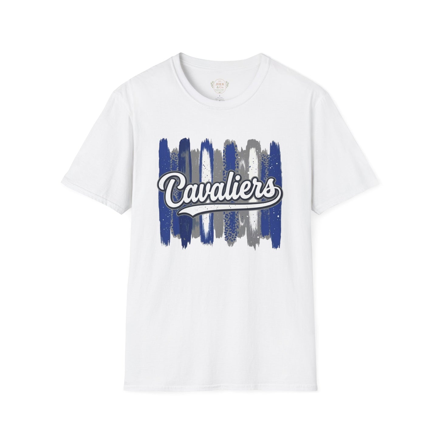 Cavaliers Brushstroke T-Shirt — Vintage Script School Spirit Tee