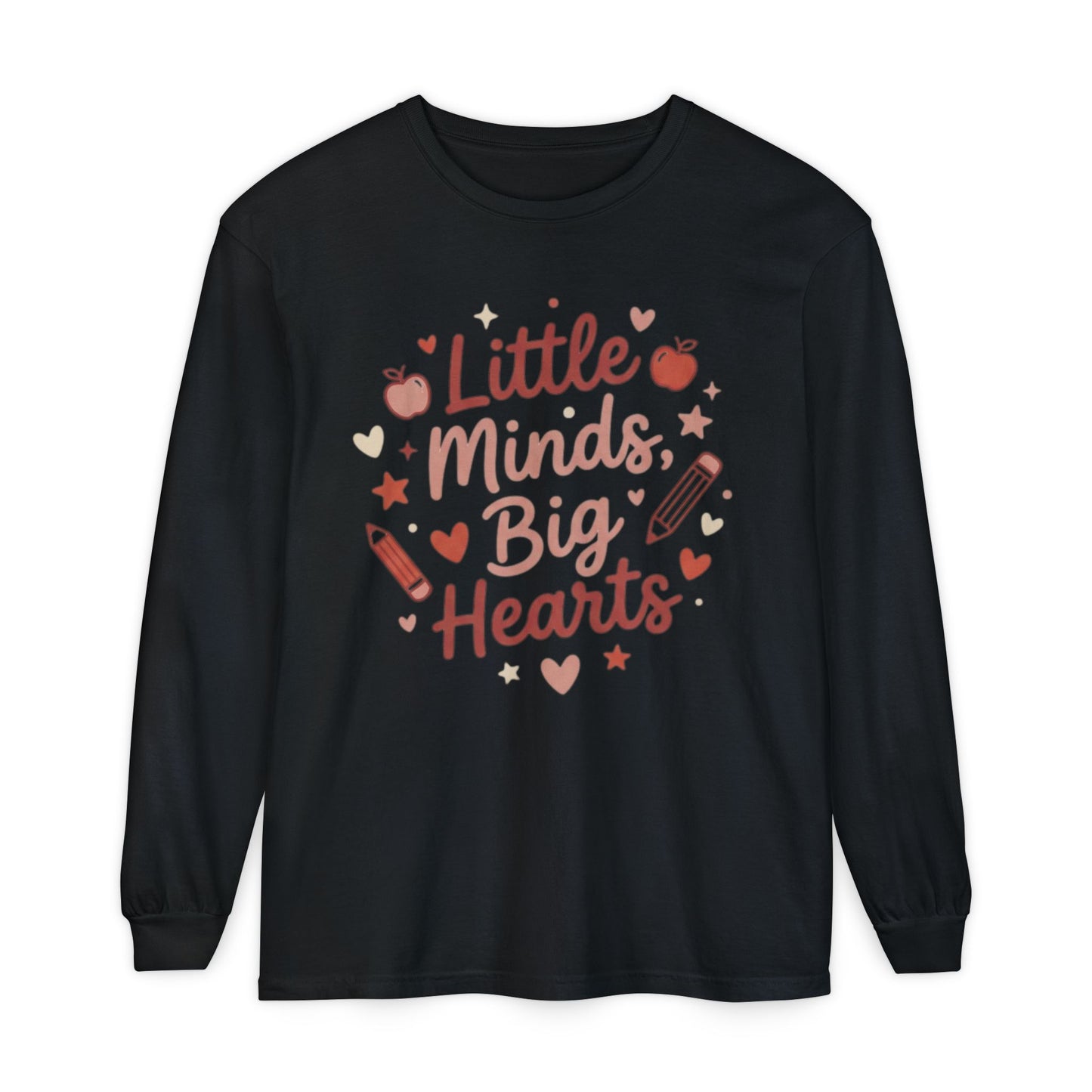 Little Minds, Big Hearts Long Sleeve Tee