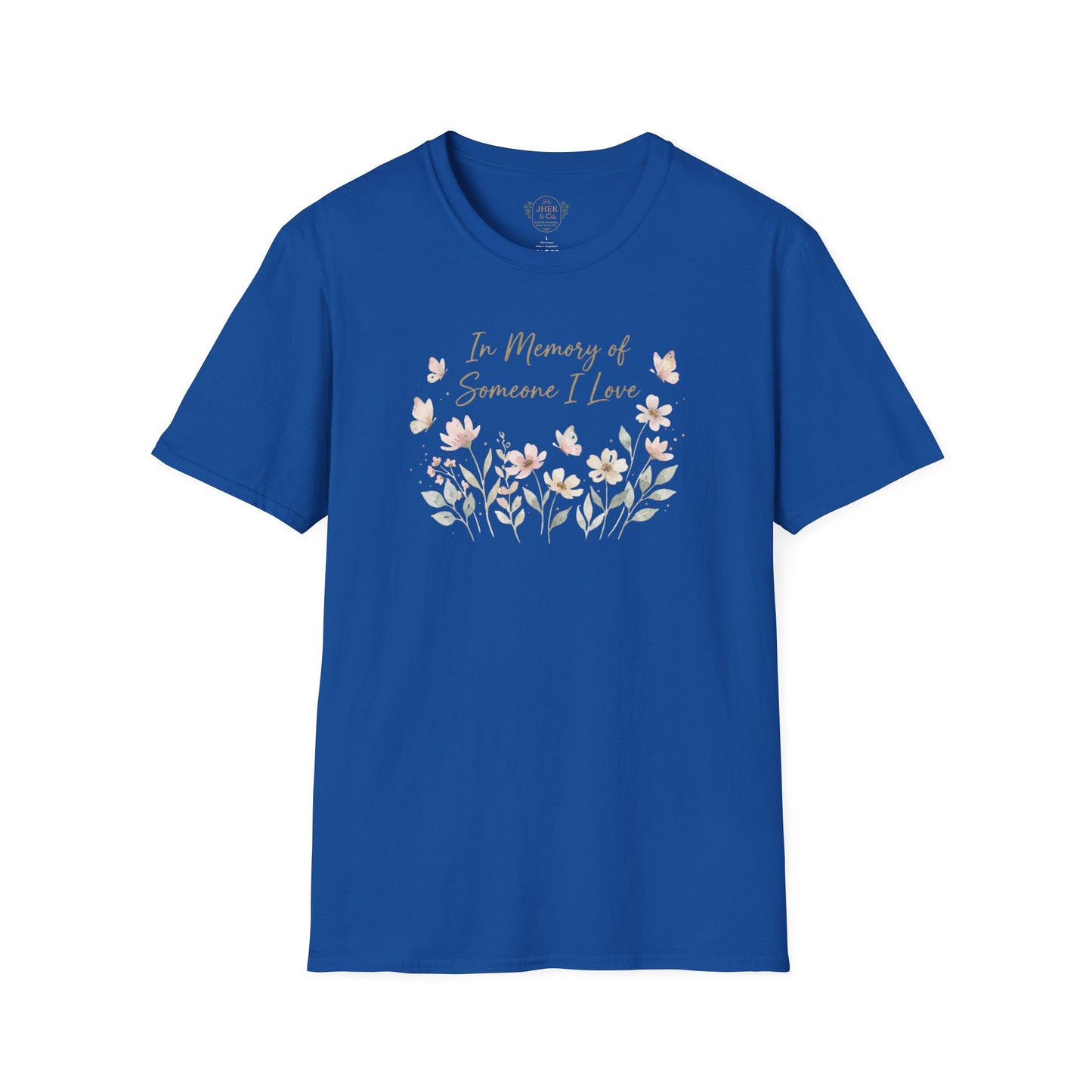 "In Memory of Someone I Love" Floral Graphic Tee