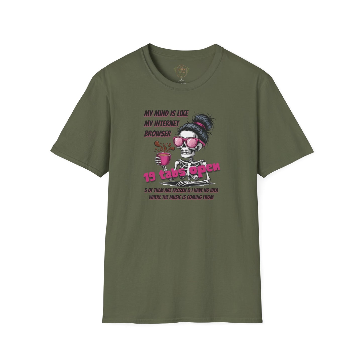 “My Mind Is Like My Internet Browser” Graphic Tee