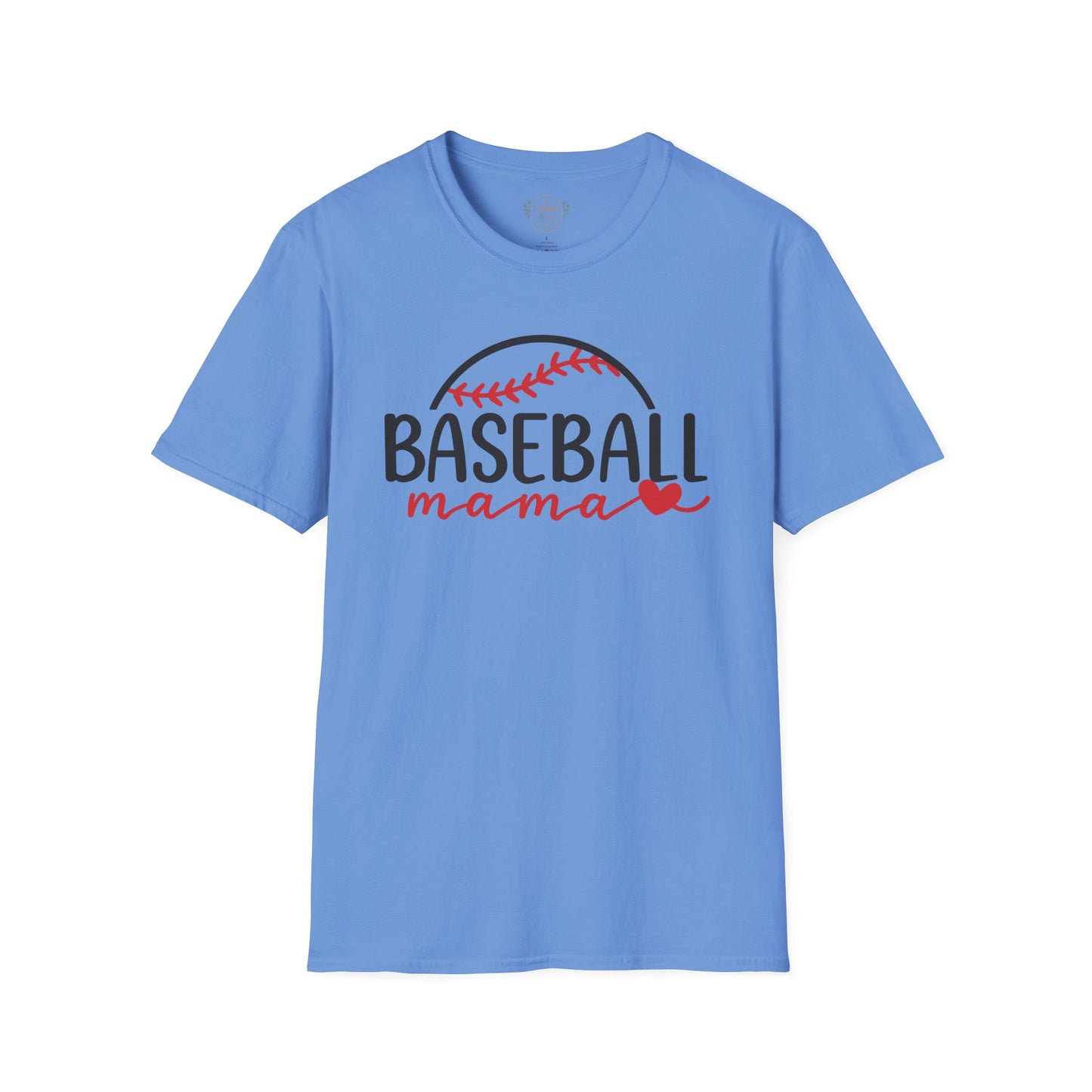 Baseball Mama T-Shirt — Cute Mom Baseball Mom Tee with Heart