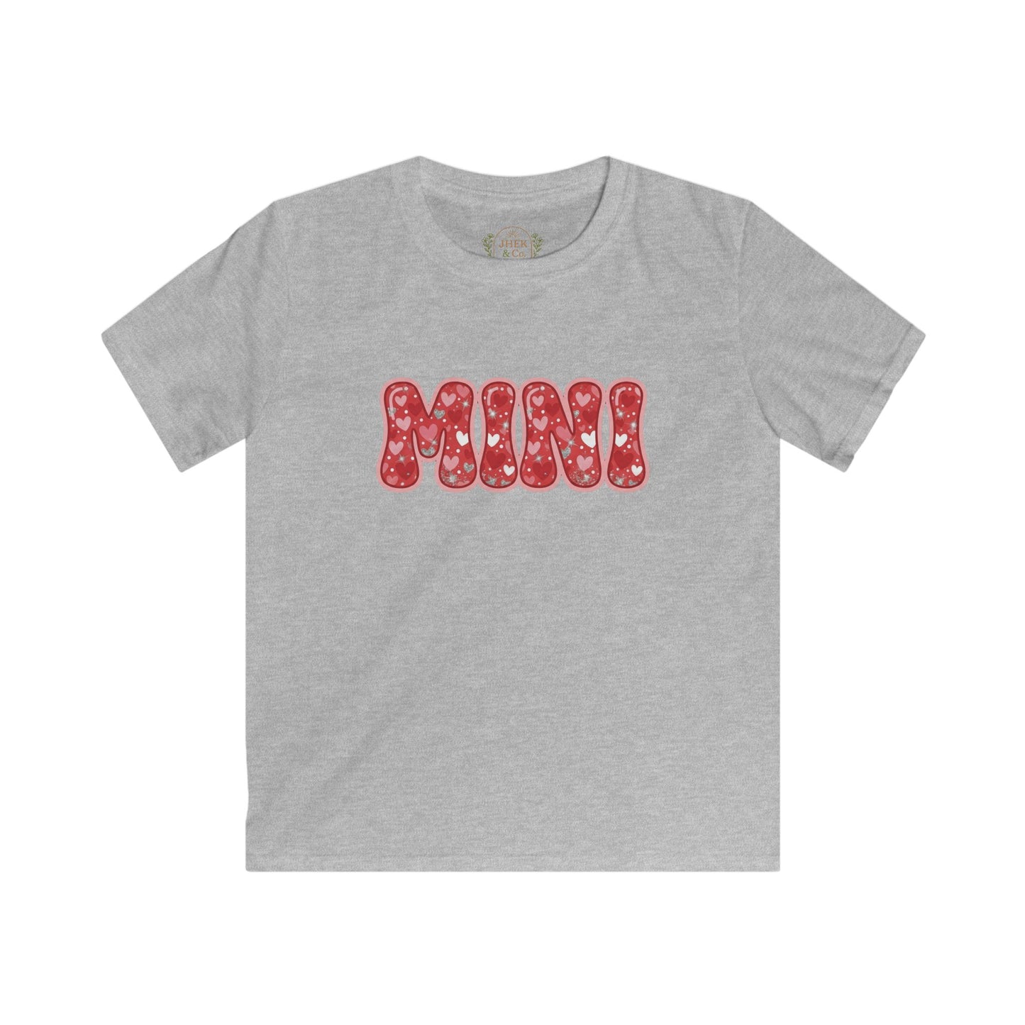 Mini Kids T‑Shirt — Red Heart "MINI" Graphic Tee