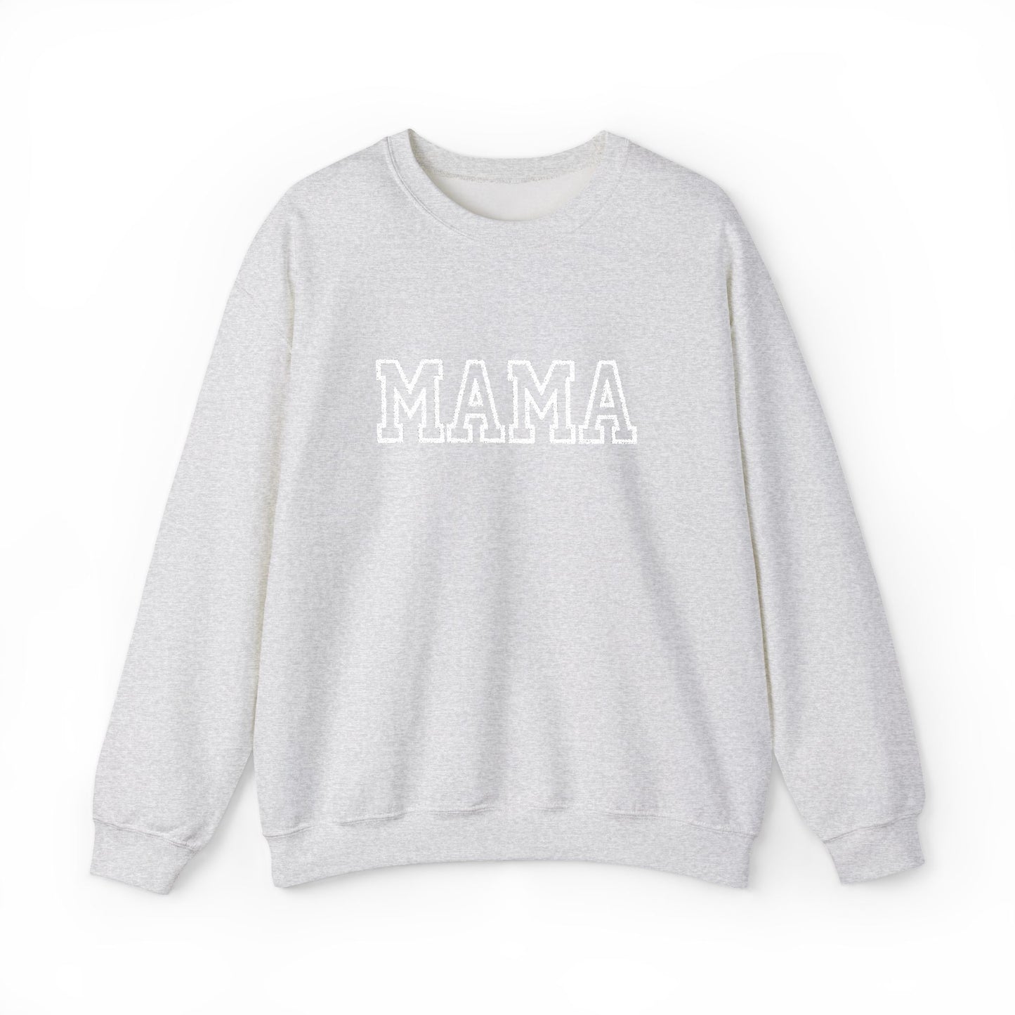 MAMA Embroidered Crewneck Sweatshirt | Gildan 18000