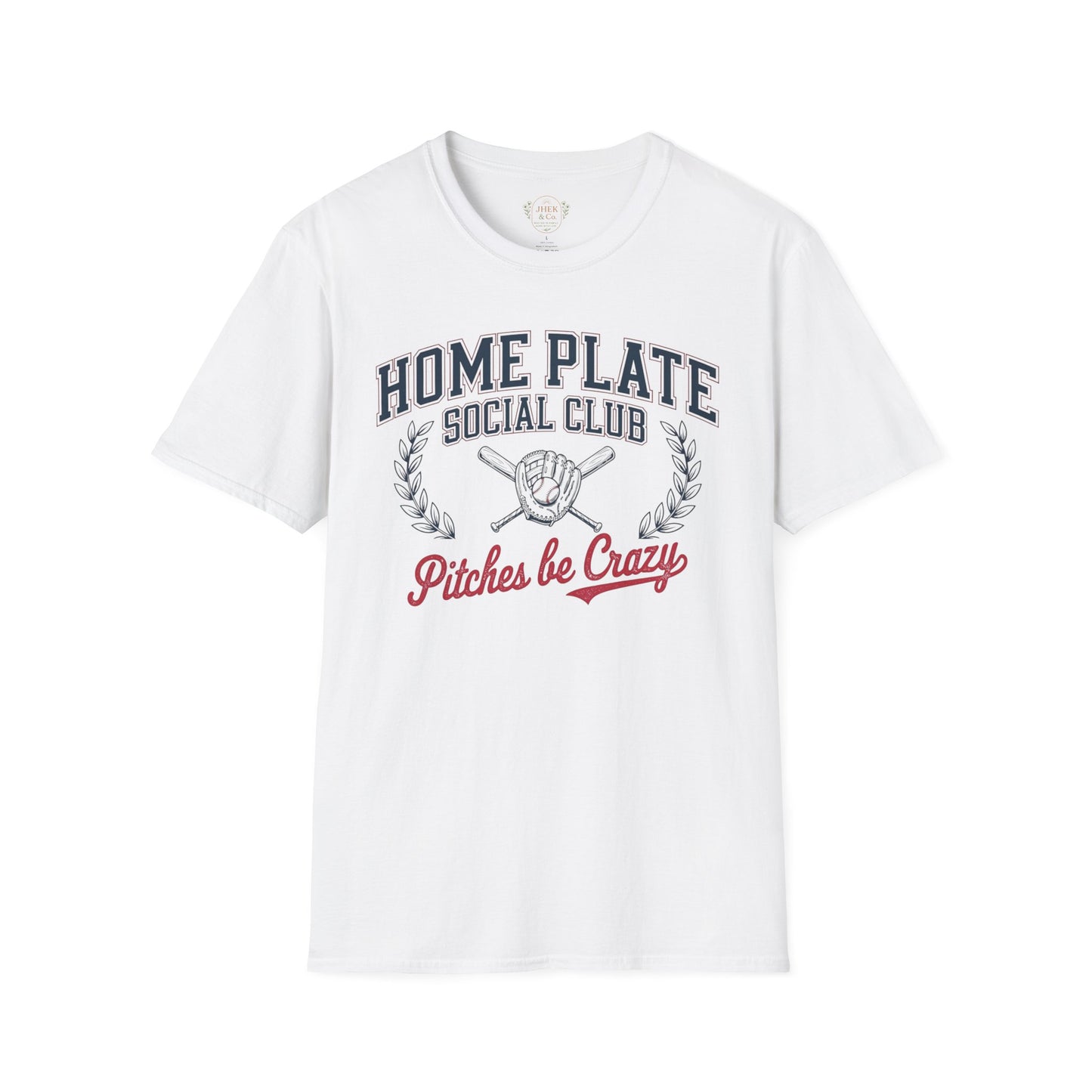 Home Plate Social Club Baseball Shirt – “Pitches Be Crazy” Tee