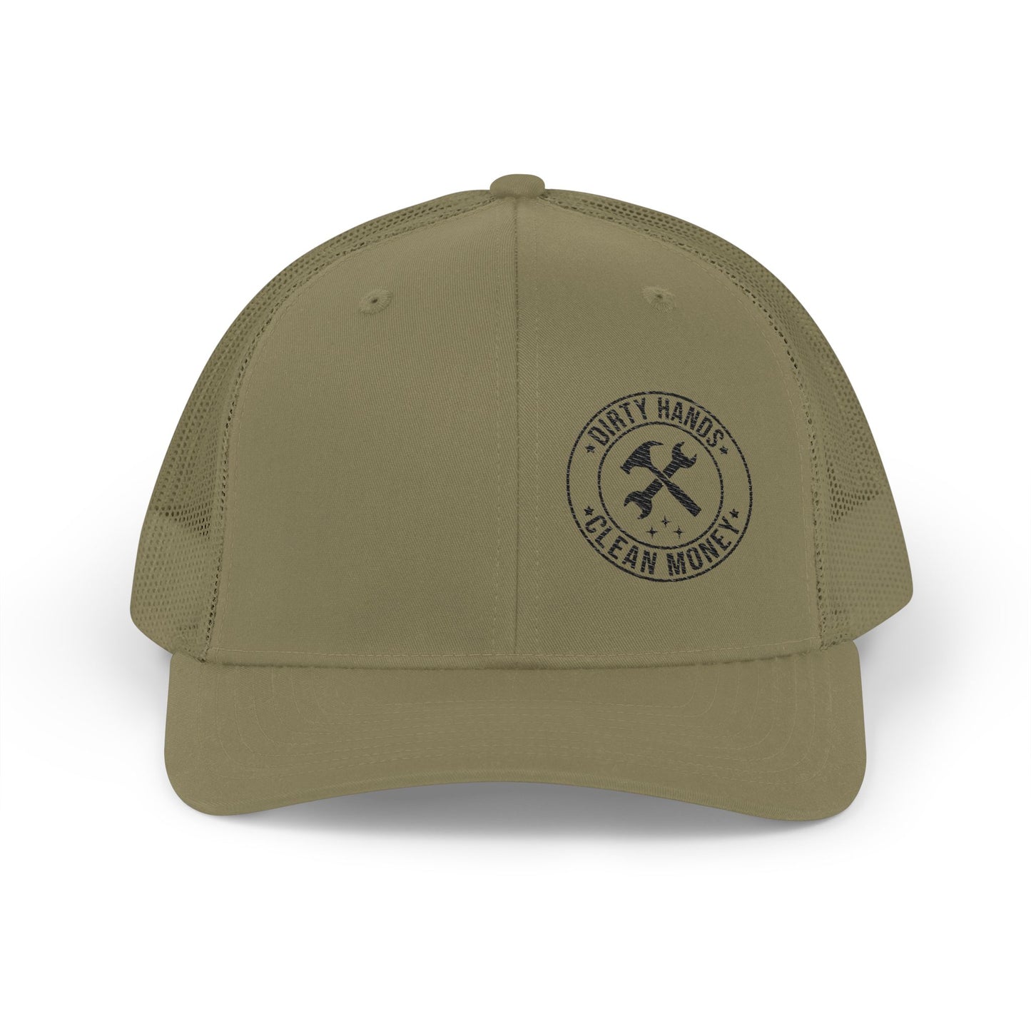 Dirty Hands Clean Money Embroidered Trucker Hat | Richardson 112
