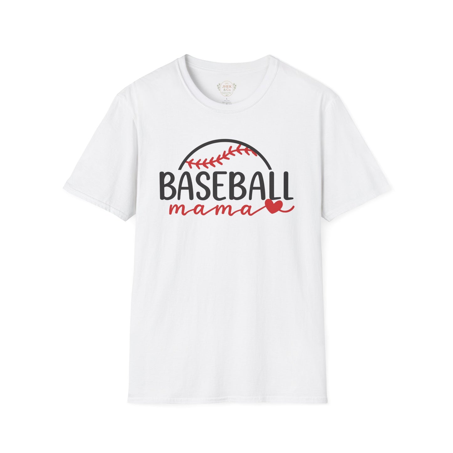Baseball Mama T-Shirt — Cute Mom Baseball Mom Tee with Heart
