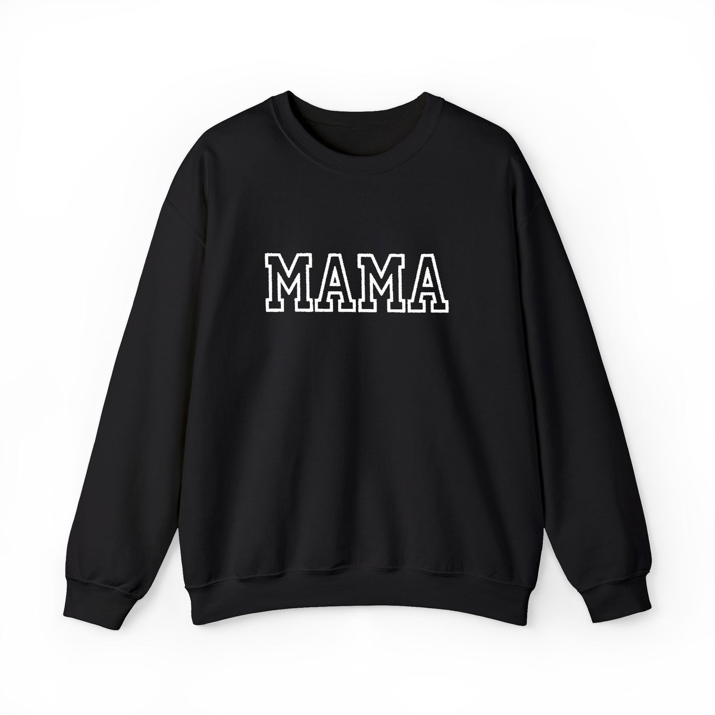 MAMA Embroidered Crewneck Sweatshirt | Gildan 18000