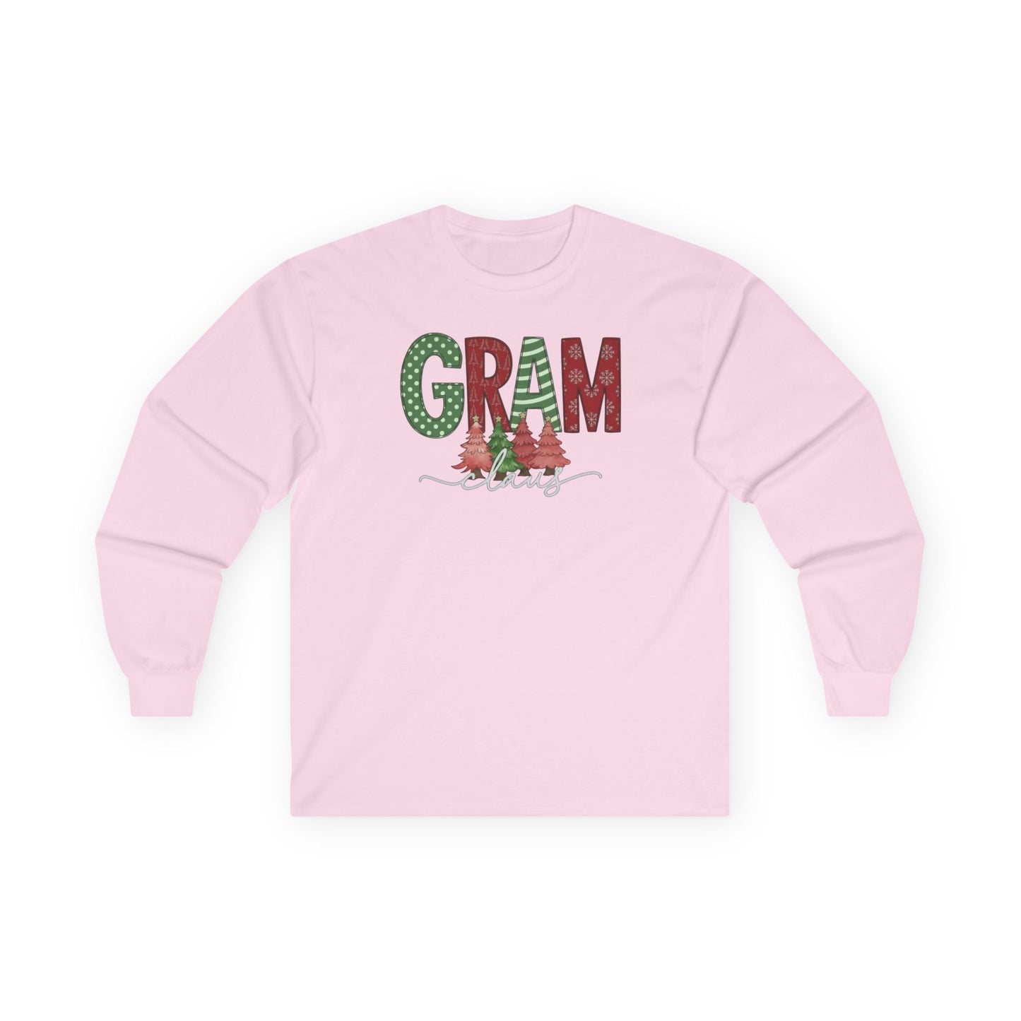 Gram Christmas Long Sleeve Tee — Festive 'GRAM' Holiday Shirt for Grandparents