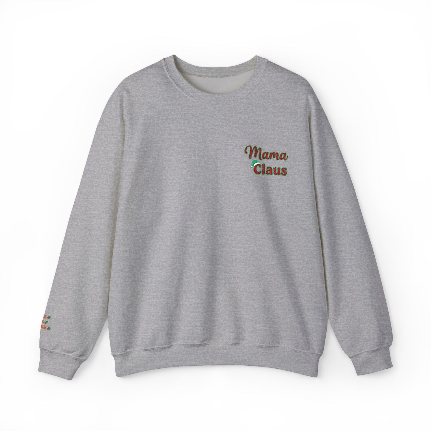 SPECIAL ORDER - Mama Claus Christmas Sweatshirt — Cute Holiday Crewneck for Moms with children's name