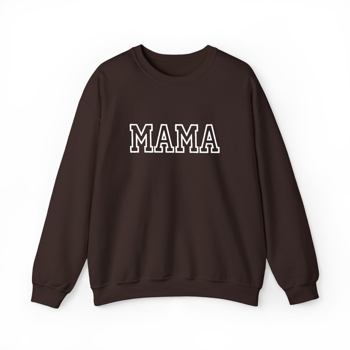 MAMA Embroidered Crewneck Sweatshirt | Gildan 18000