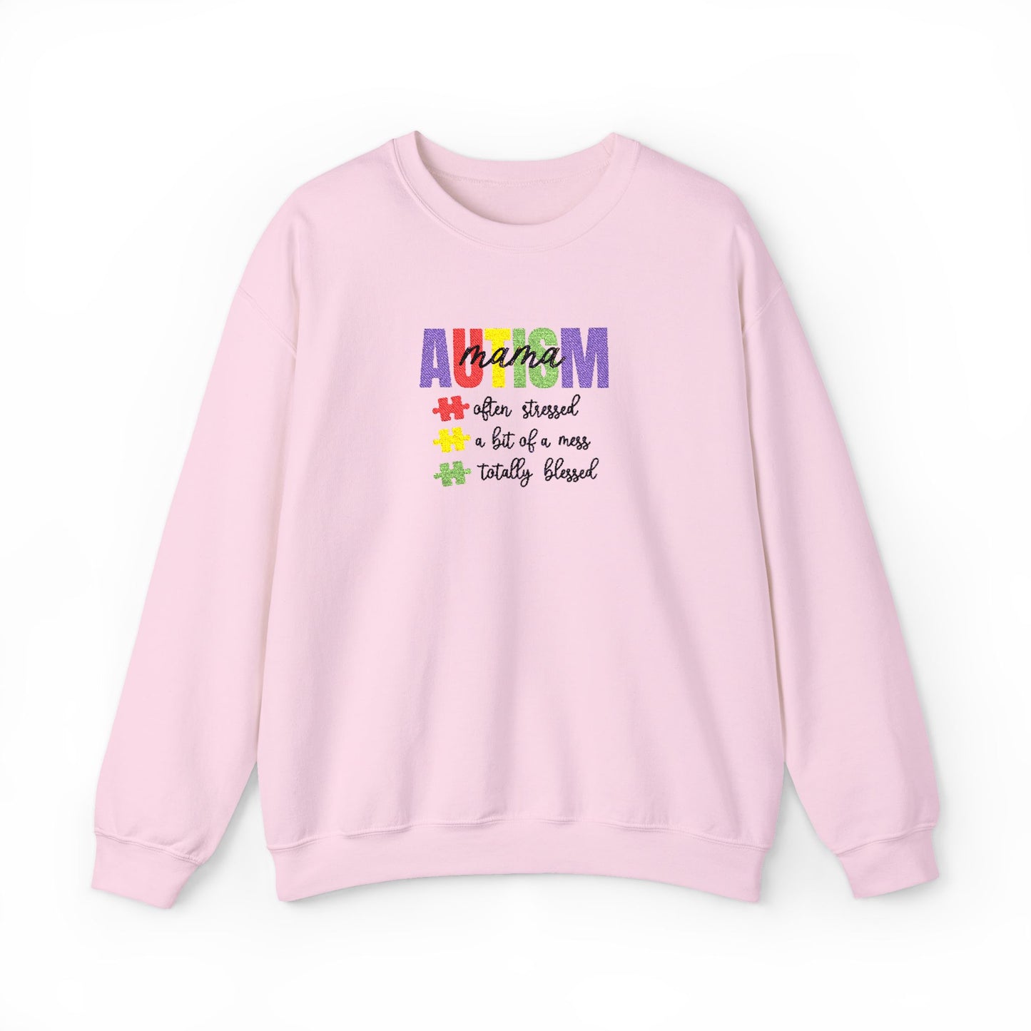 Autism Mama Crewneck Sweatshirt | Gildan 18000
