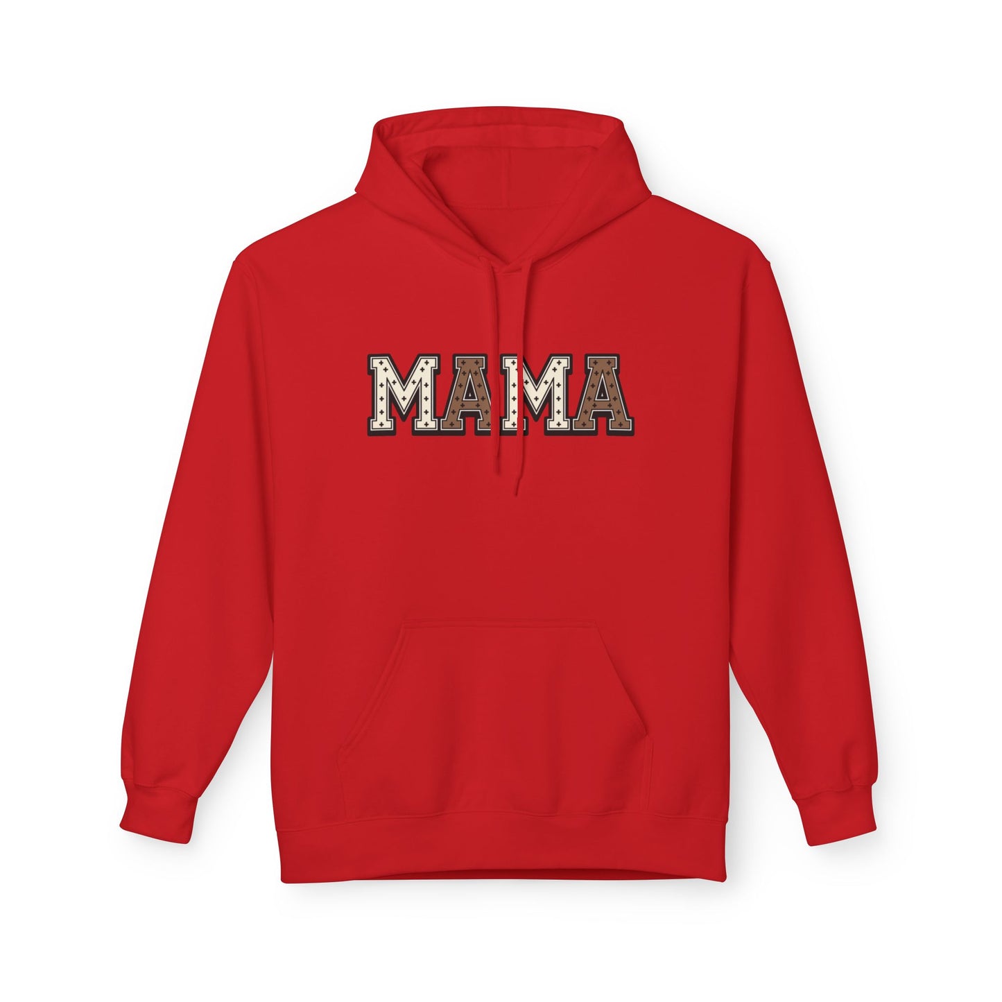 Mama Fleece Hoodie - Cozy Unisex Midweight Sweatshirt for Moms