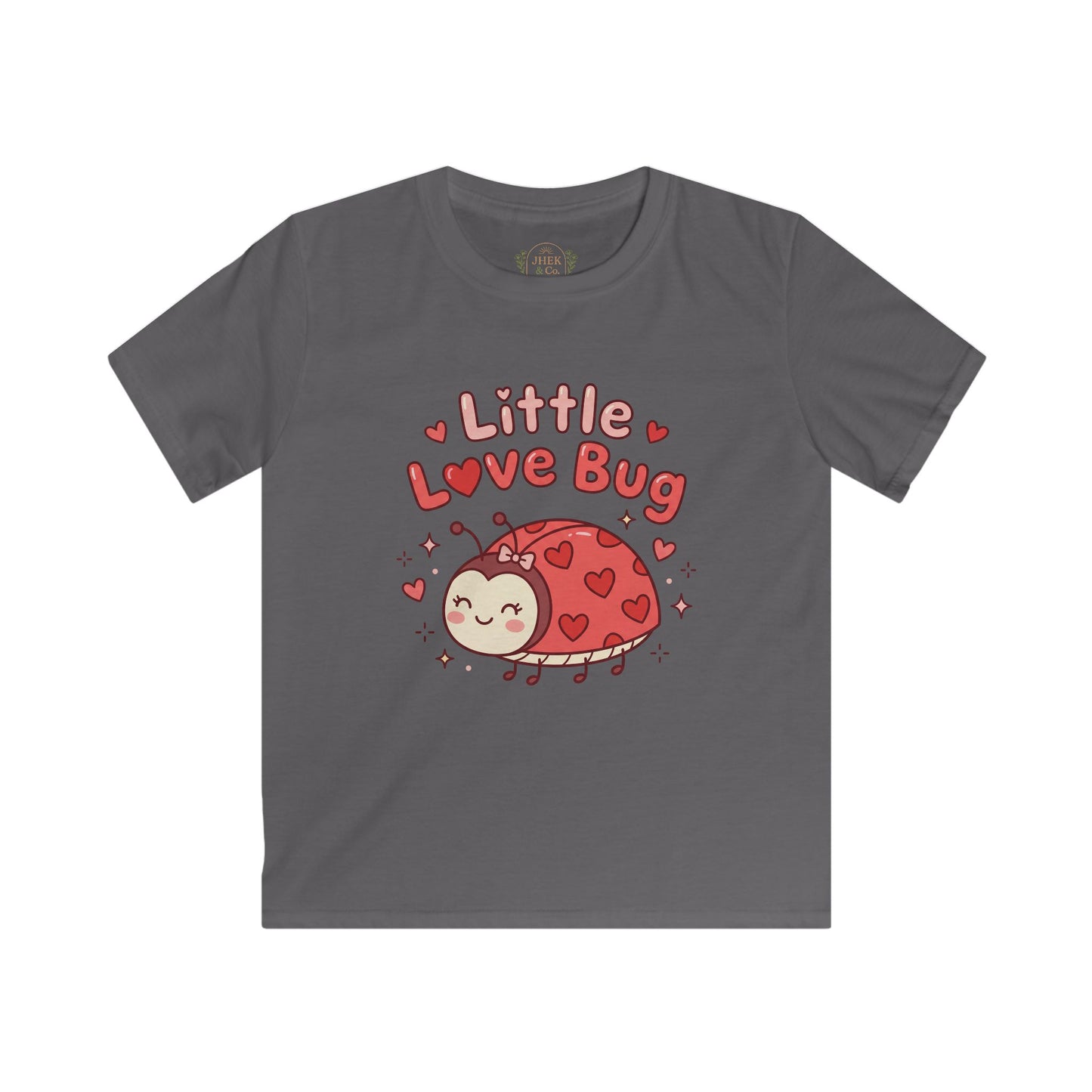 Kids Tee – "Little Love Bug" Cute Valentine Ladybug Shirt for Toddlers & Children