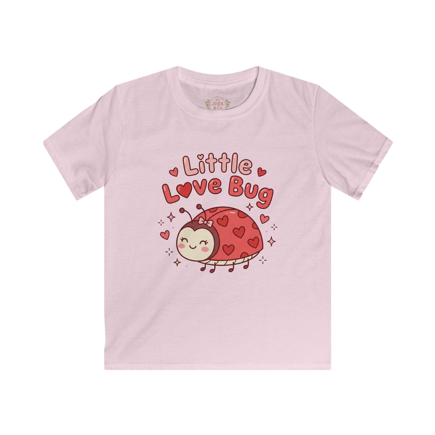 Kids Tee – "Little Love Bug" Cute Valentine Ladybug Shirt for Toddlers & Children