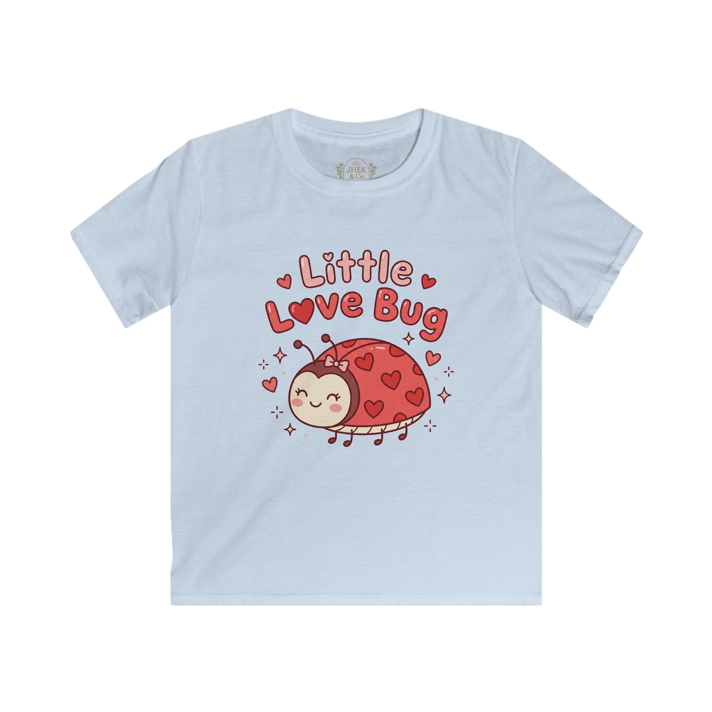 Kids Tee – "Little Love Bug" Cute Valentine Ladybug Shirt for Toddlers & Children