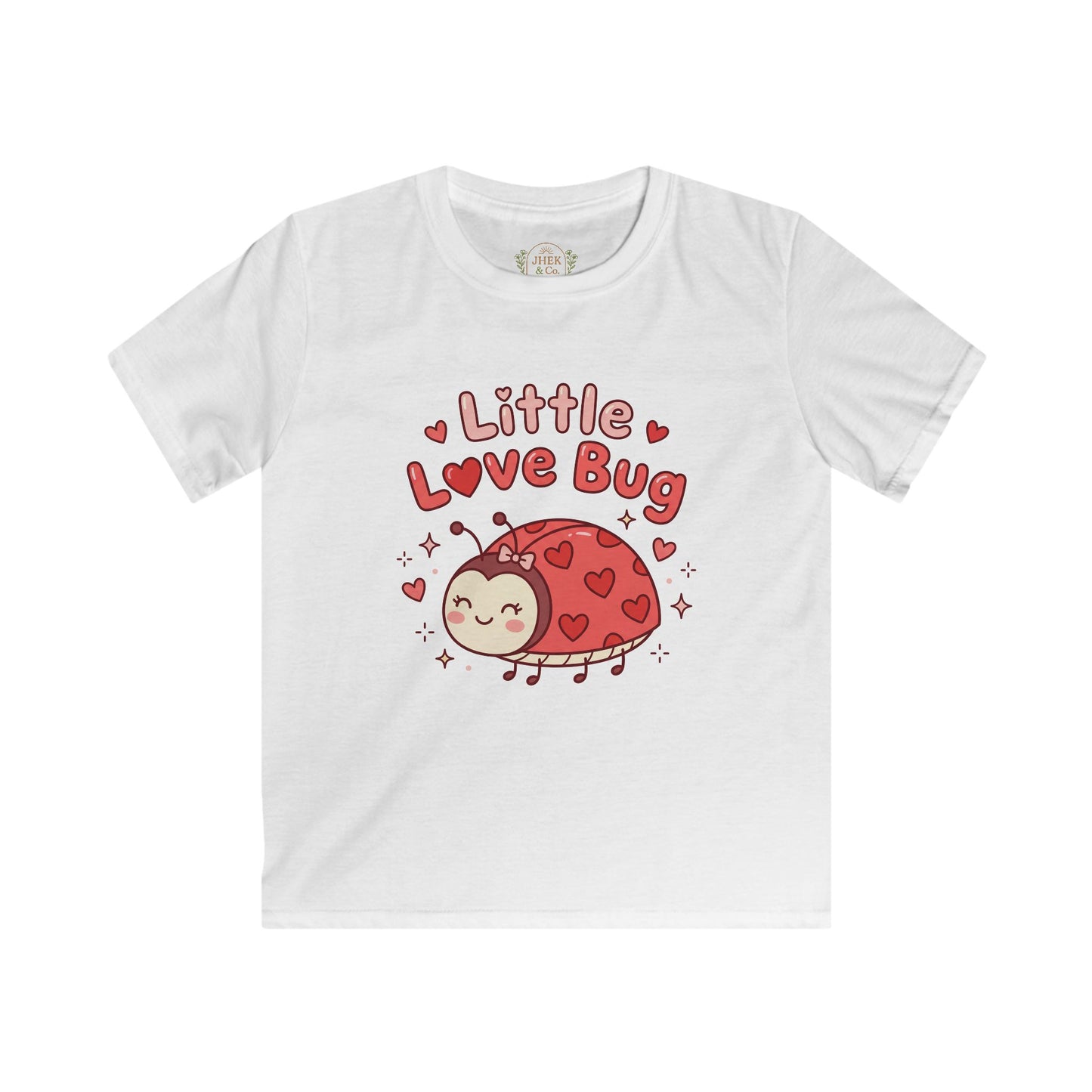 Kids Tee – "Little Love Bug" Cute Valentine Ladybug Shirt for Toddlers & Children