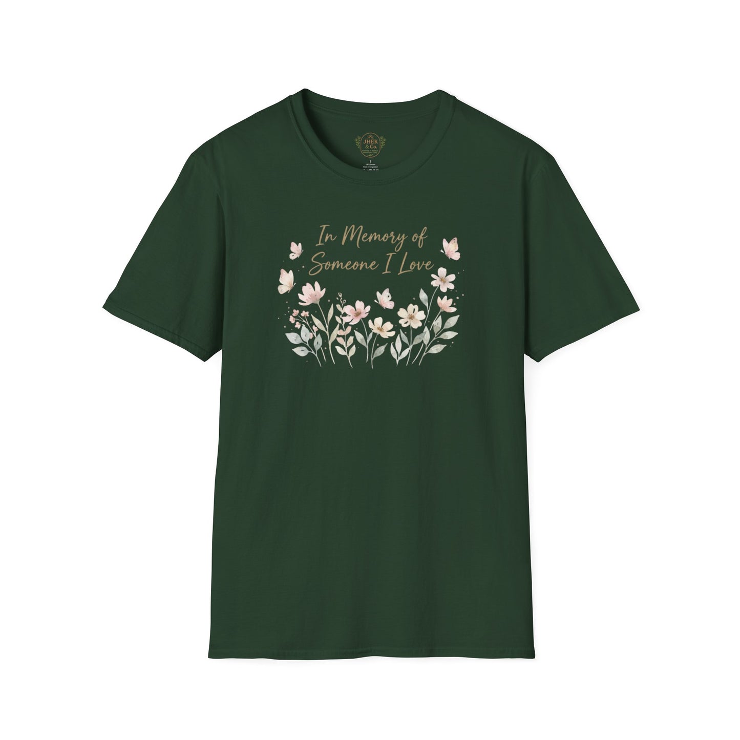 "In Memory of Someone I Love" Floral Graphic Tee