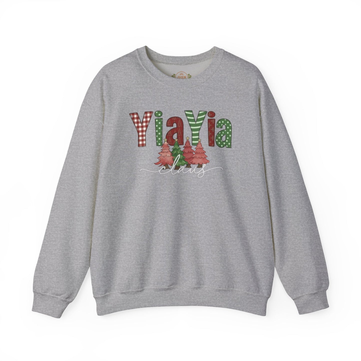 Yia Yia Christmas Sweatshirt – Festive Holiday Design