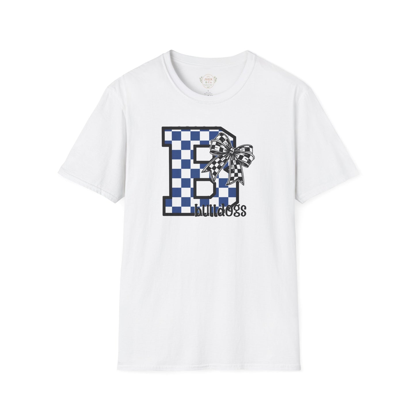 Checkerboard Letter B "Bulldogs" Graphic Tee