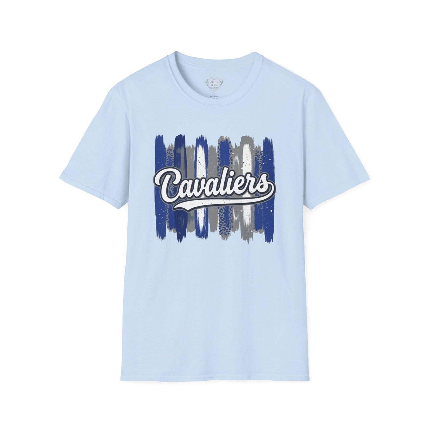 Cavaliers Brushstroke T-Shirt — Vintage Script School Spirit Tee