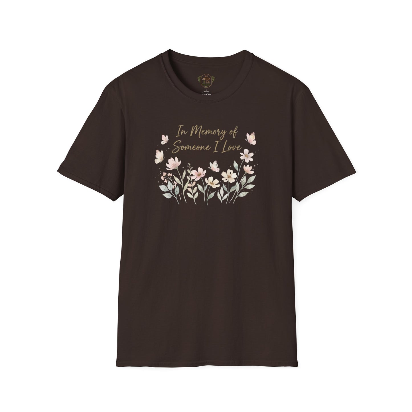 "In Memory of Someone I Love" Floral Graphic Tee