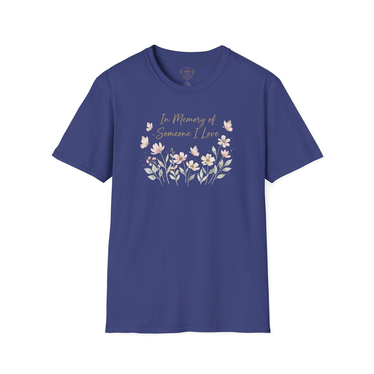 "In Memory of Someone I Love" Floral Graphic Tee