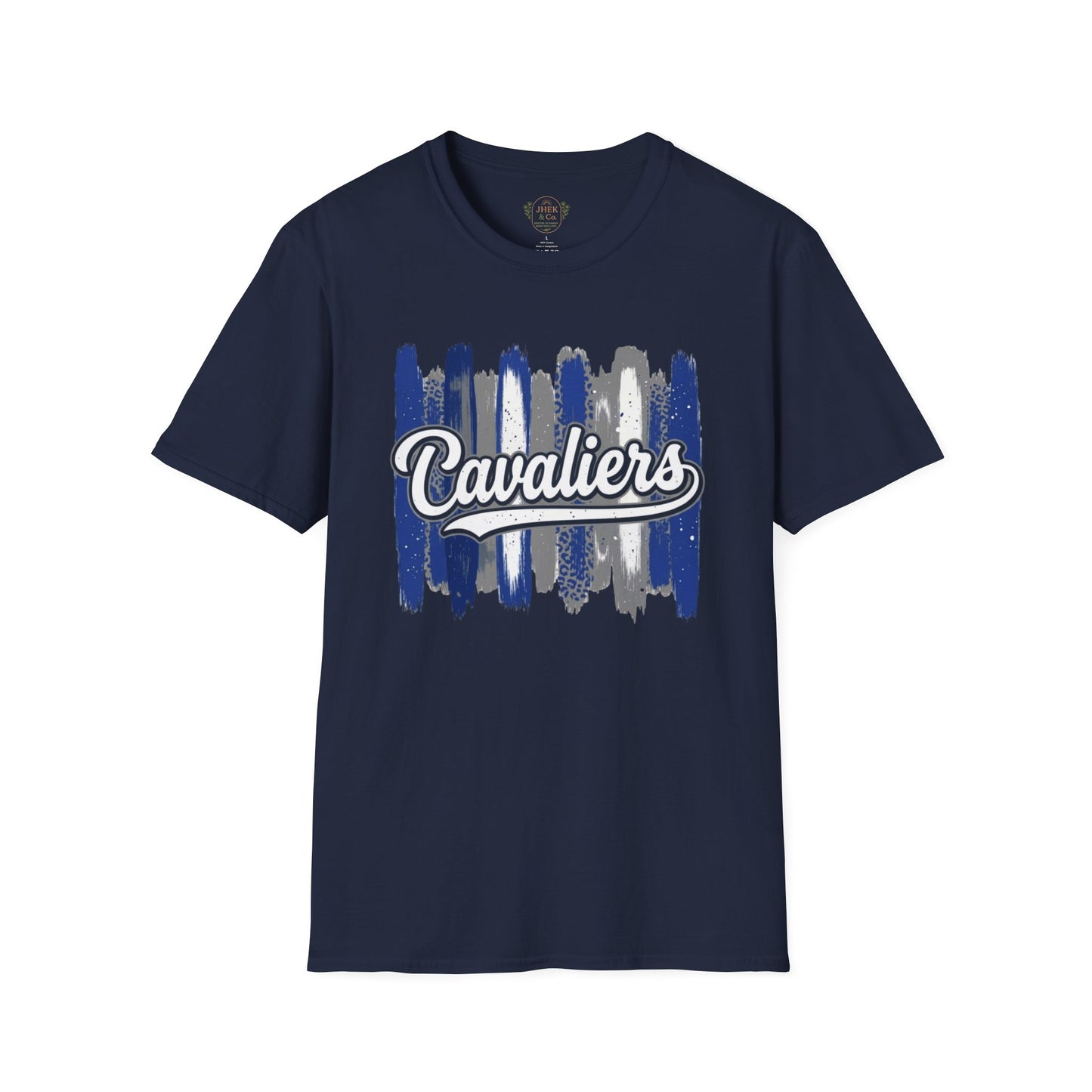 Cavaliers Brushstroke T-Shirt — Vintage Script School Spirit Tee