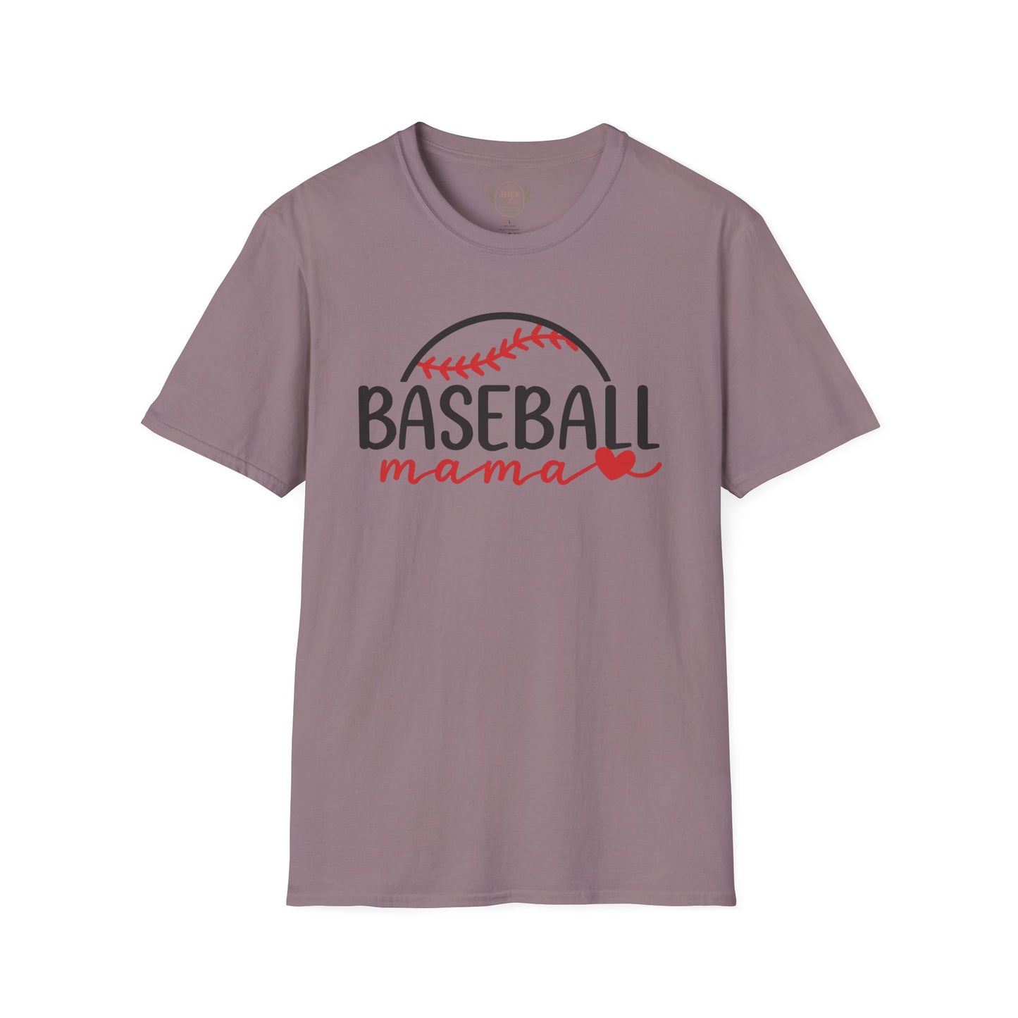 Baseball Mama T-Shirt — Cute Mom Baseball Mom Tee with Heart