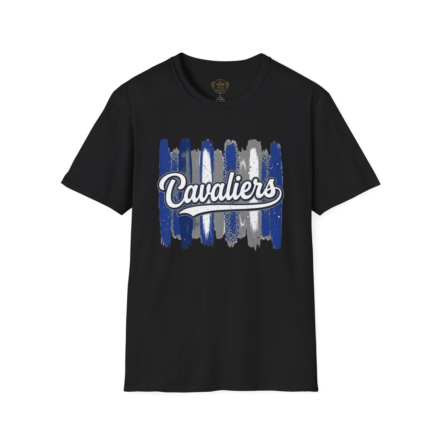 Cavaliers Brushstroke T-Shirt — Vintage Script School Spirit Tee