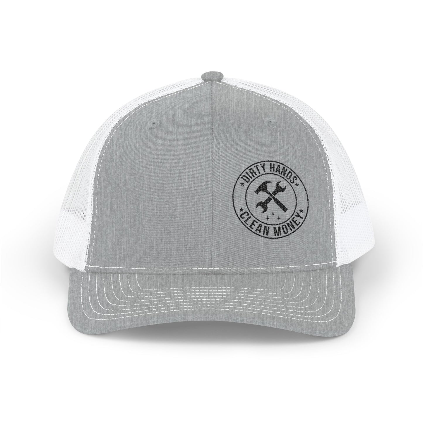 Dirty Hands Clean Money Embroidered Trucker Hat | Richardson 112