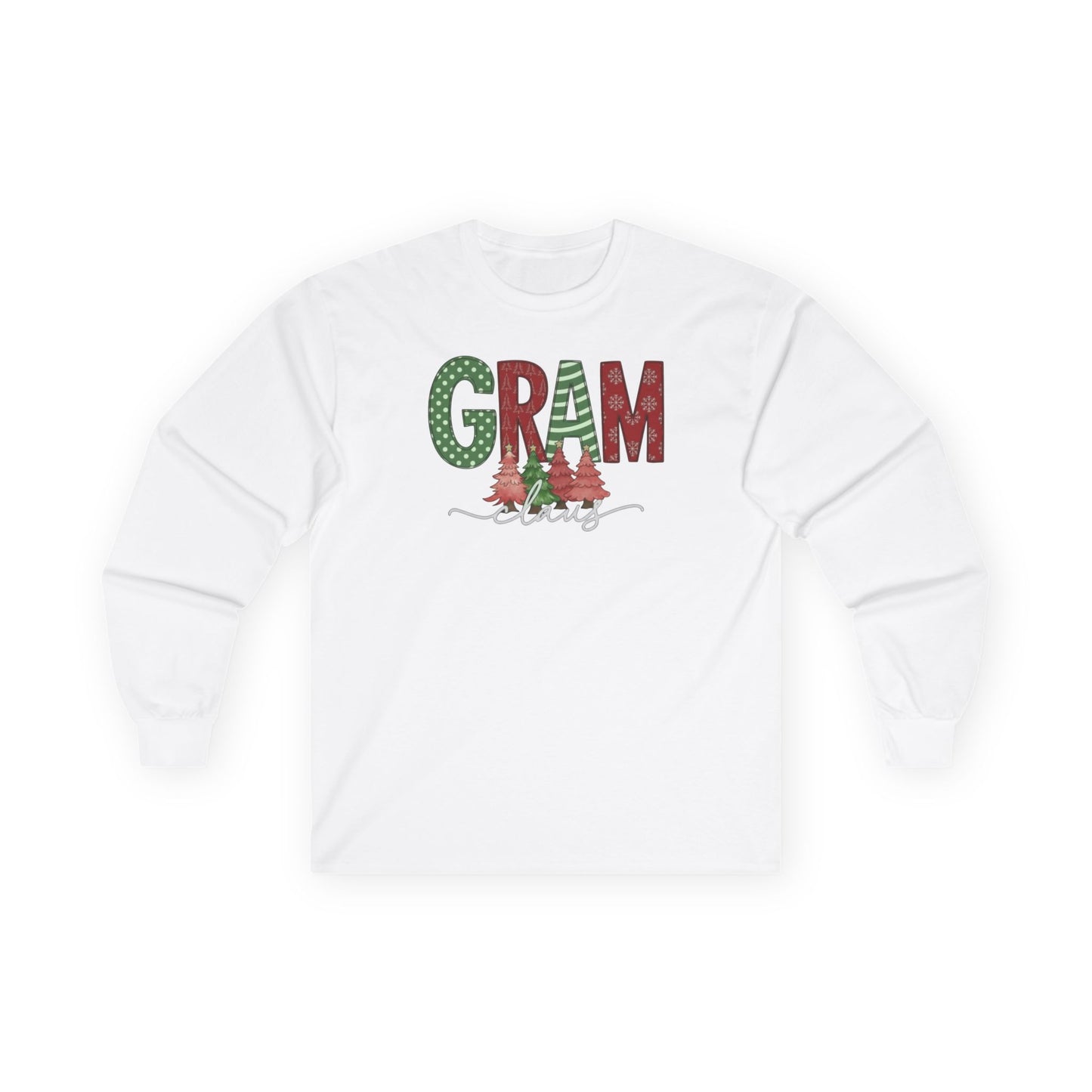 Gram Christmas Long Sleeve Tee — Festive 'GRAM' Holiday Shirt for Grandparents