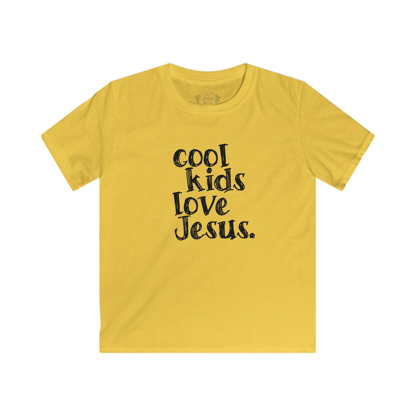 Kids Tee — "Cool Kids Love Jesus" Christian Children's T-Shirt