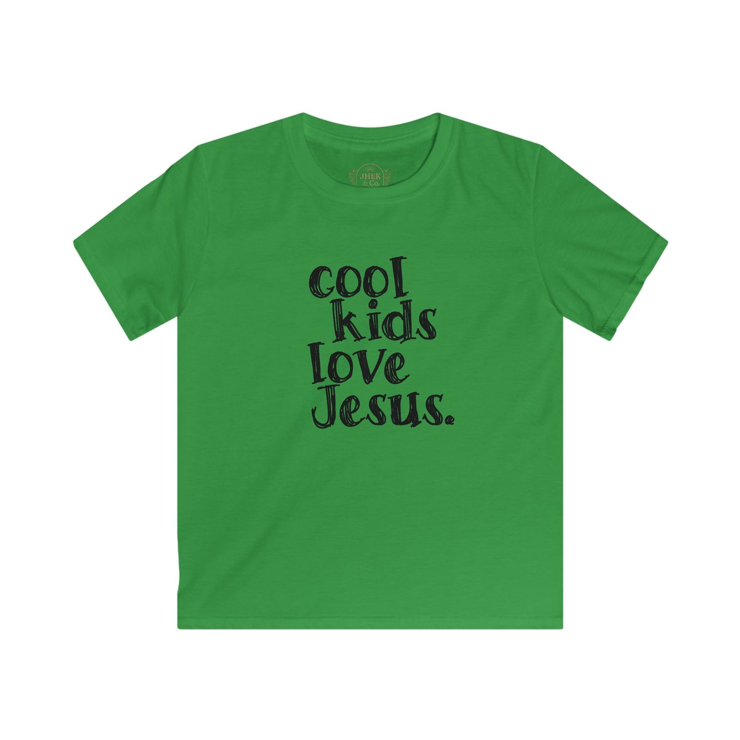 Kids Tee — "Cool Kids Love Jesus" Christian Children's T-Shirt