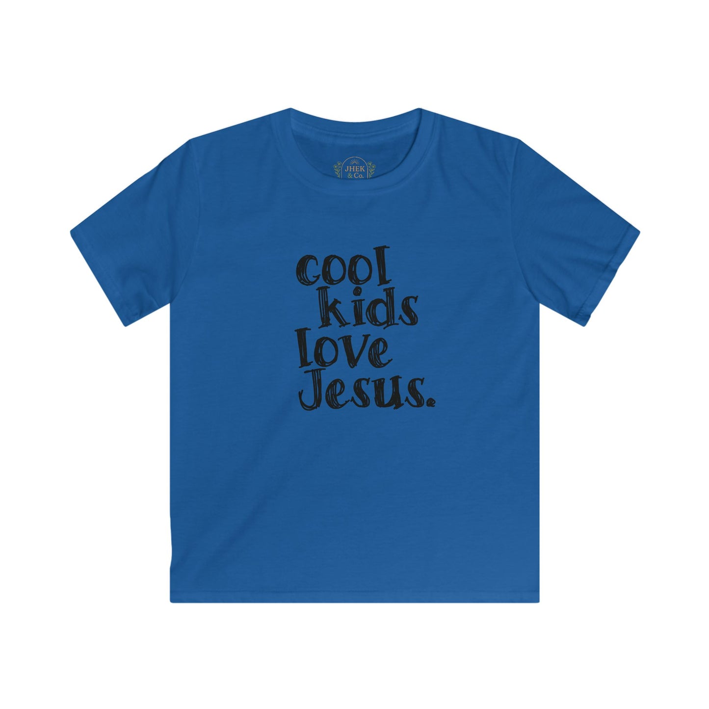 Kids Tee — "Cool Kids Love Jesus" Christian Children's T-Shirt
