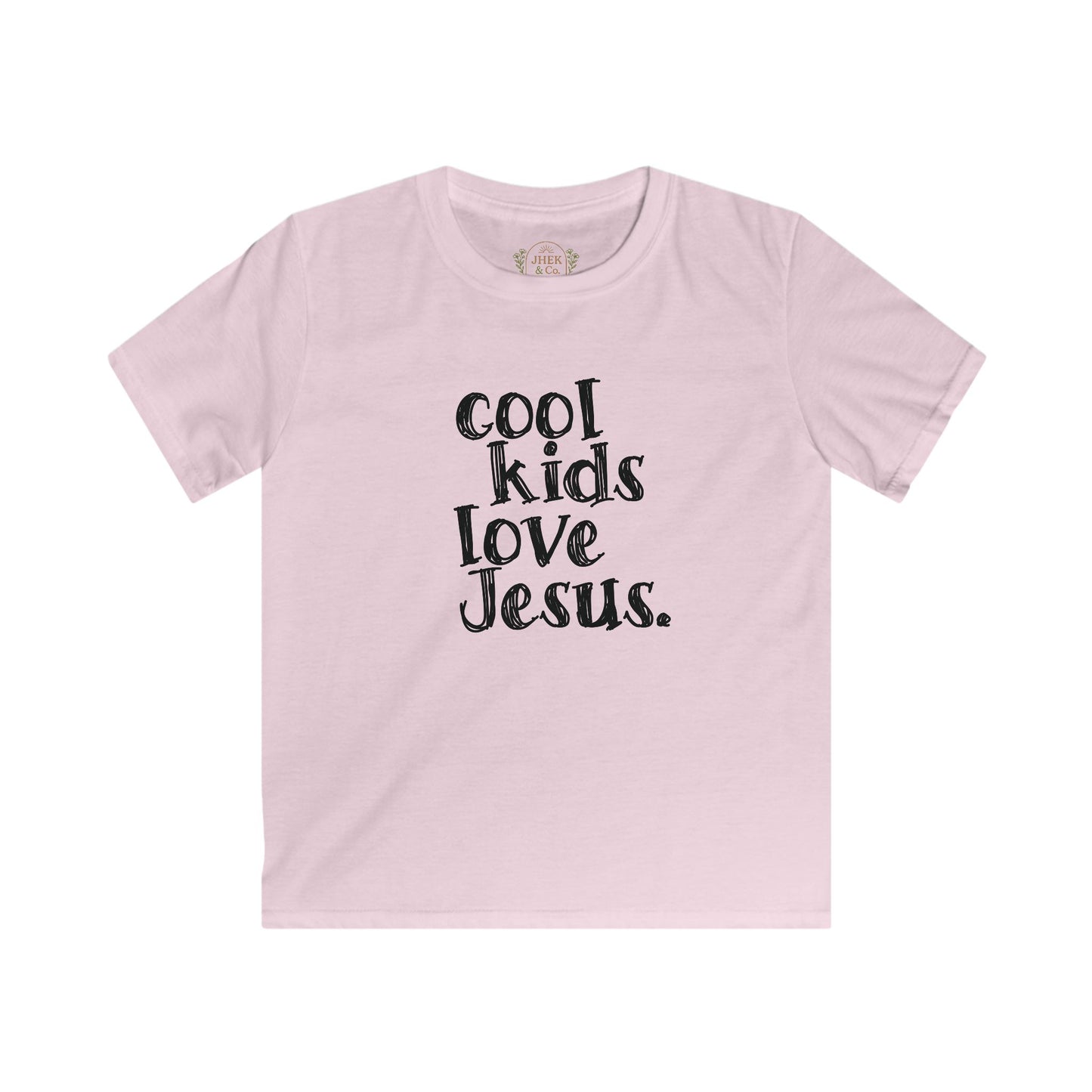 Kids Tee — "Cool Kids Love Jesus" Christian Children's T-Shirt