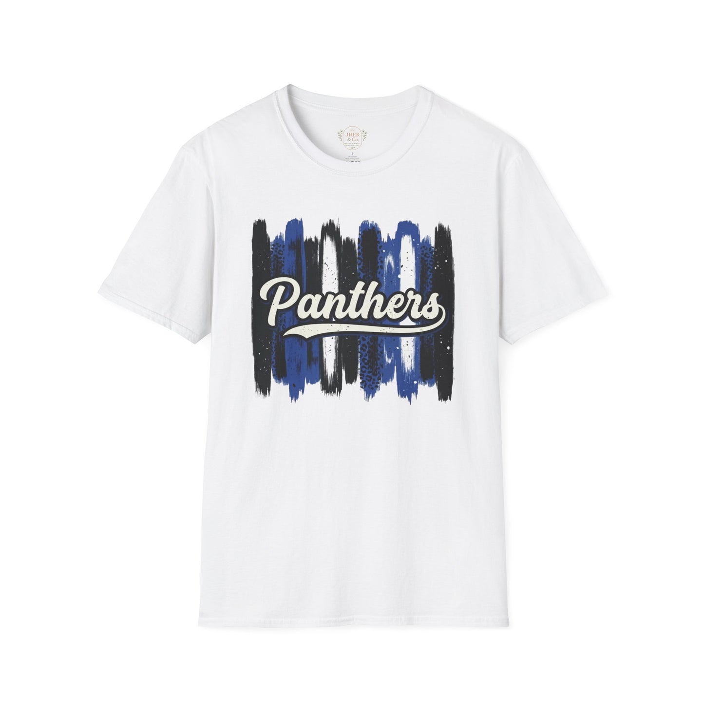 Panthers Brushstroke T-Shirt — Retro Script School Spirit Tee