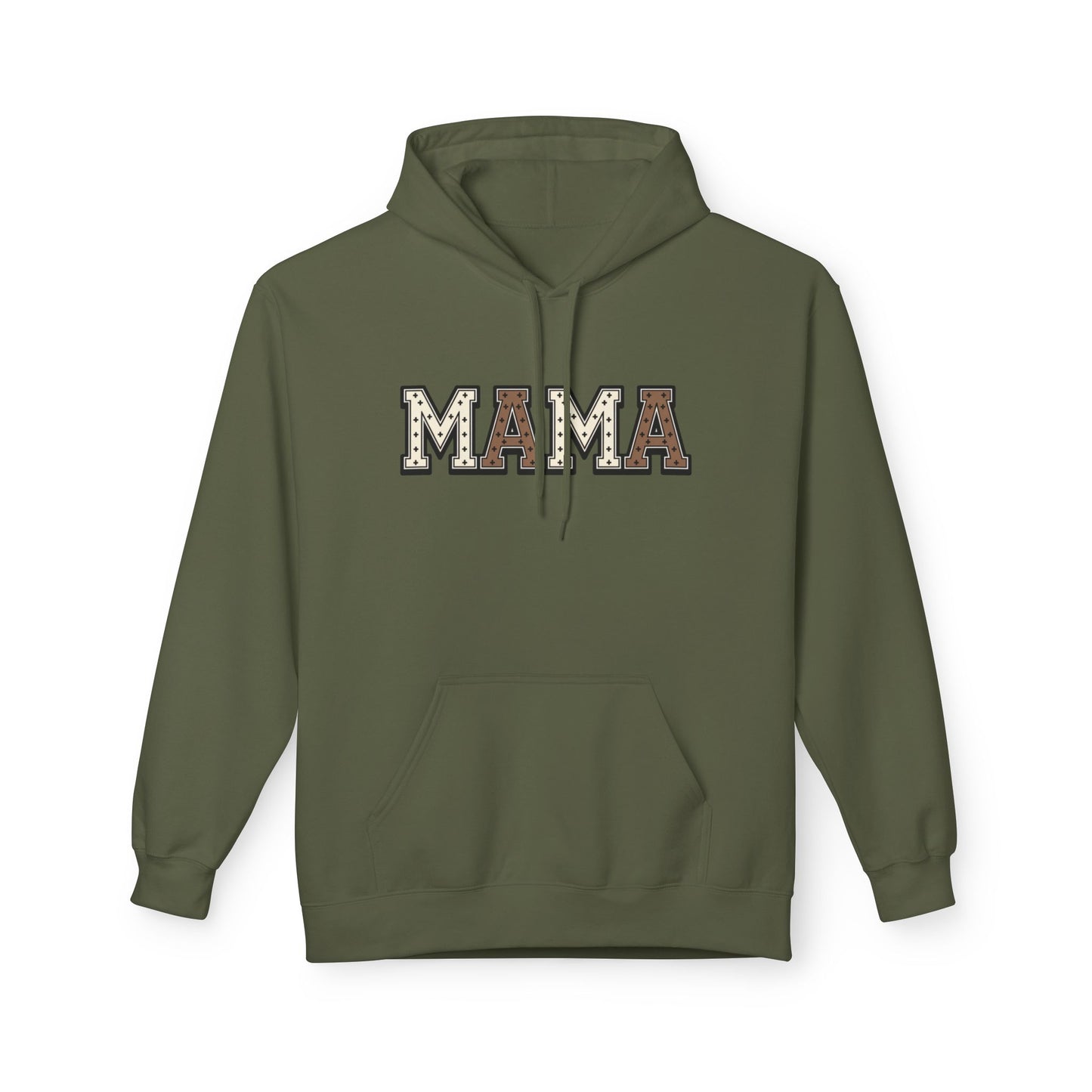 Mama Fleece Hoodie - Cozy Unisex Midweight Sweatshirt for Moms