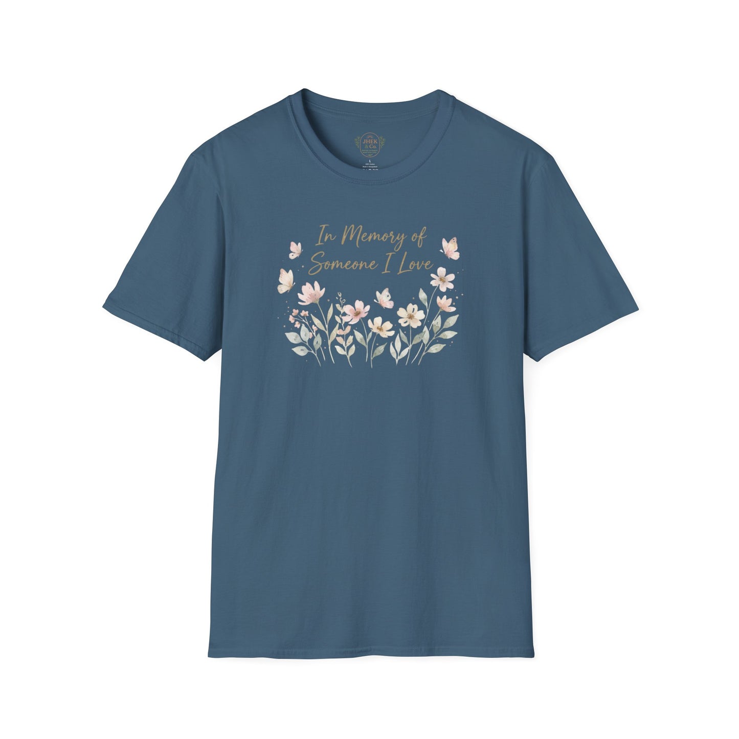 "In Memory of Someone I Love" Floral Graphic Tee