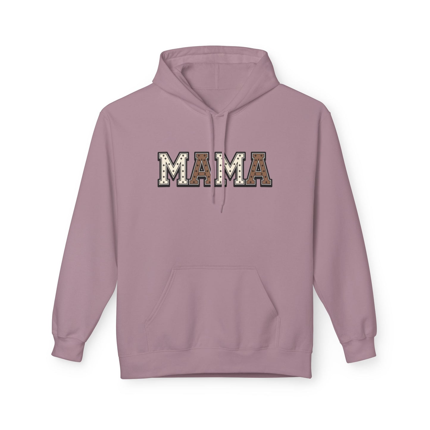 Mama Fleece Hoodie - Cozy Unisex Midweight Sweatshirt for Moms