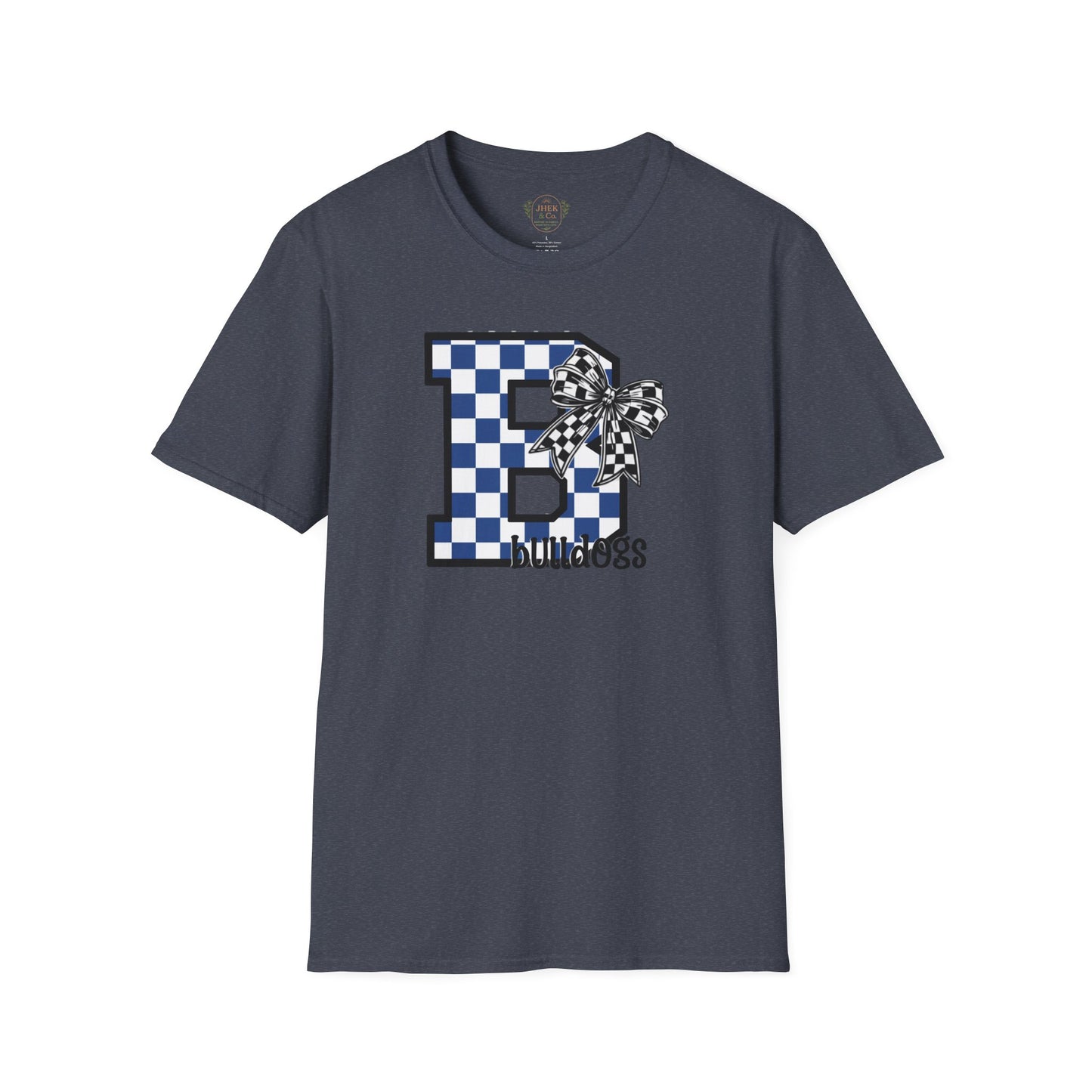 Checkerboard Letter B "Bulldogs" Graphic Tee